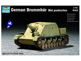 Trumpeter maquette militaire 07211 CANON D&39ASSAUT "BRUMMBAR" 1/7