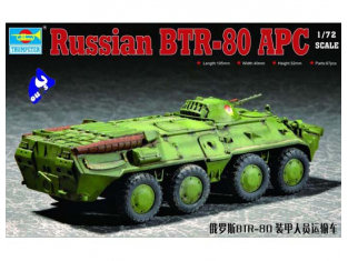Trumpeter maquette militaire 07267 BLINDE RUSSE BTR-80 1/72