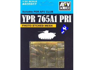 AFV maquette militaire ag35017 GRILLES DE PROTECTION YPR 765A1 1/3