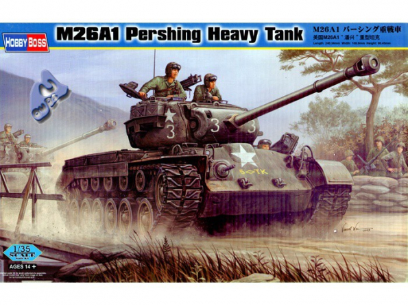 HOBBY BOSS maquette militaire 82425 M26A1 PERSHING 1/35