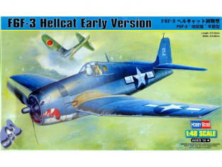 HOBBY BOSS maquette avion 80338 F6F-3 HELLCAT Early 1/48