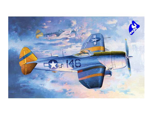 TRUMPETER maquette avion 02265 REPUBLIC P-47N "THUNDERBOLT" 1/32