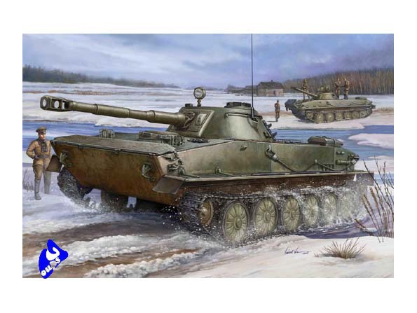 TRUMPETER maquette militaire 00380 PT-76 BLINDE AMPHIBIE 1/35