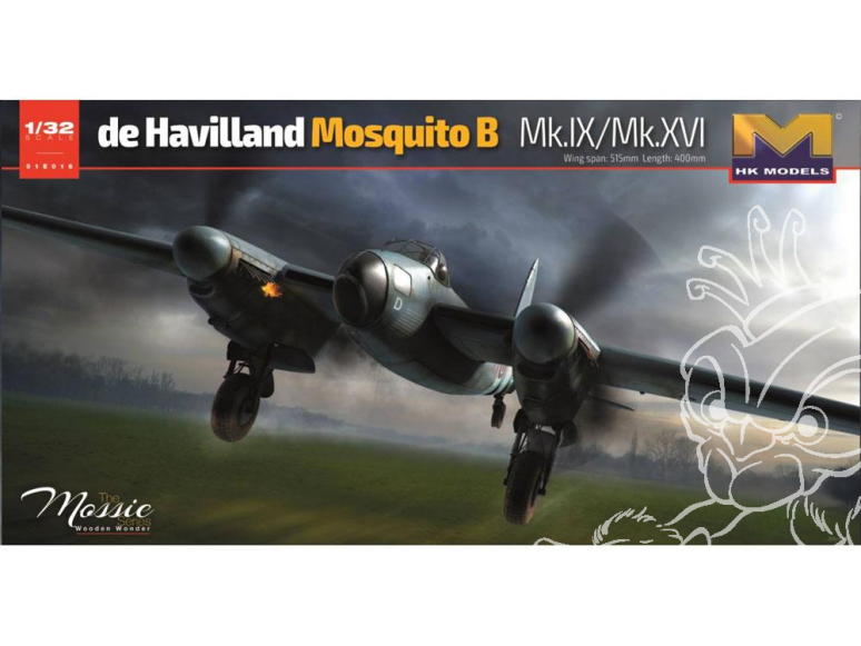 HK Models maquette avion 01E016 De Havilland Mosquito B Mk.IX Mk.XVI 1/32