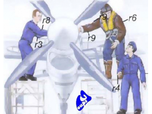 CMK figurine 72048 PILOTE ET MECANICIENS ROYAL NAVY 1/72
