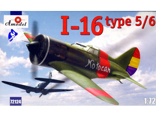 Amodel maquette avion 72124 POLIKARPOV I-16 typ.5/6 1/72