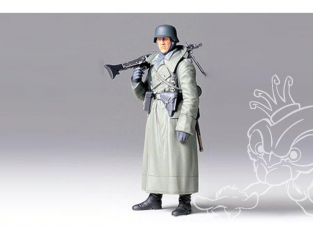 Tamiya maquette militaire 36306 Mitrailleur Allemand en manteau WWII 1/16