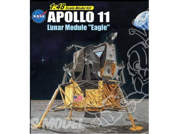 Dragon espace 11008 Apollo 11 Lunar module Eagle 1/48