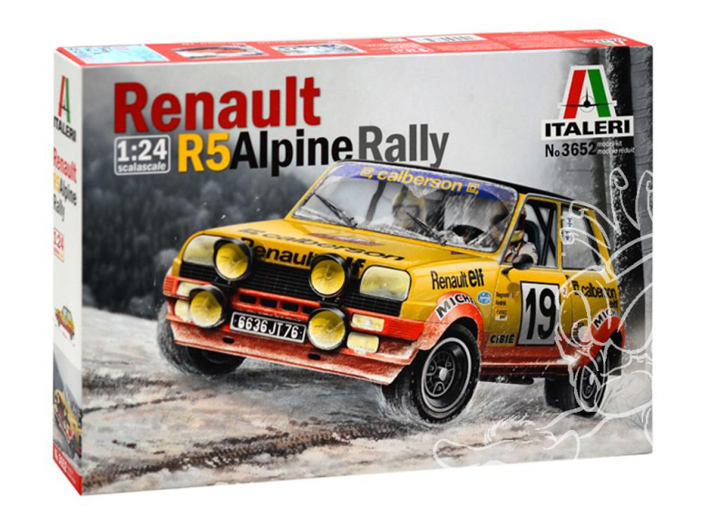 Italeri maquette voiture 3652 Renault R5 Alpine Rallye Monte Carlo 1/24