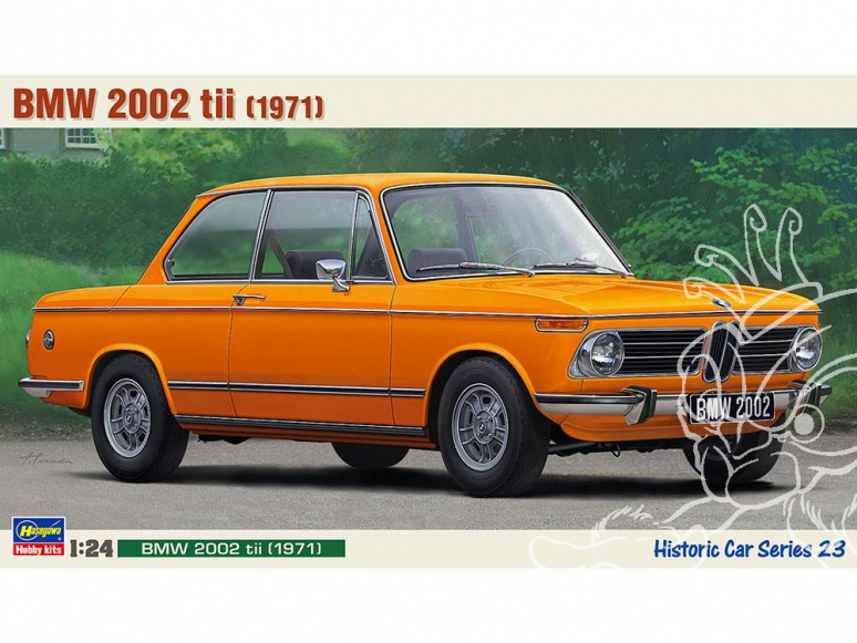 Hasegawa maquette voiture 21123 BMW 2002 tii 1/24