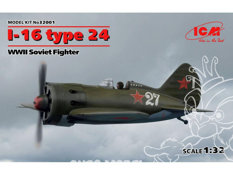 Icm maquette avion 32001 Polikarpov I-16 type 24 1/32