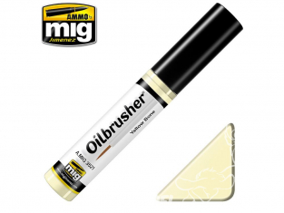 MIG Oilbrusher 3521 Os jaune Peinture a l'huile avec applicateur