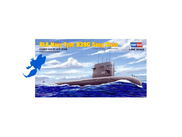 HOBBY BOSS maquette bateau 83502 PLA NAVY 039 SONG CLASS 1/350