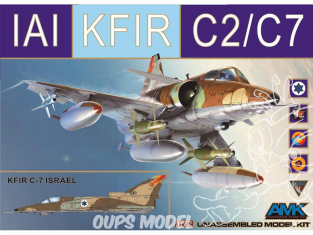 AMK maquette avion 86002 IAI Kfir C2/C7 1/72