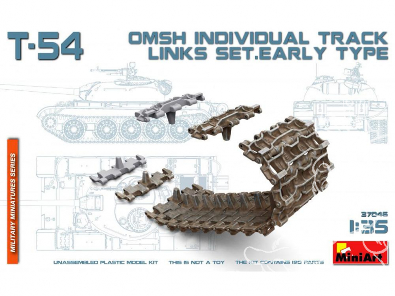 Mini Art maquette accessoires militaire 37046 Set de chenilles pour T-54 OMSH EARLY TYPE 1/35