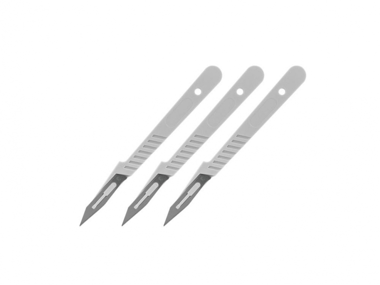 ModelCraft PKN1007/3 Scalpel jetable Set x 3