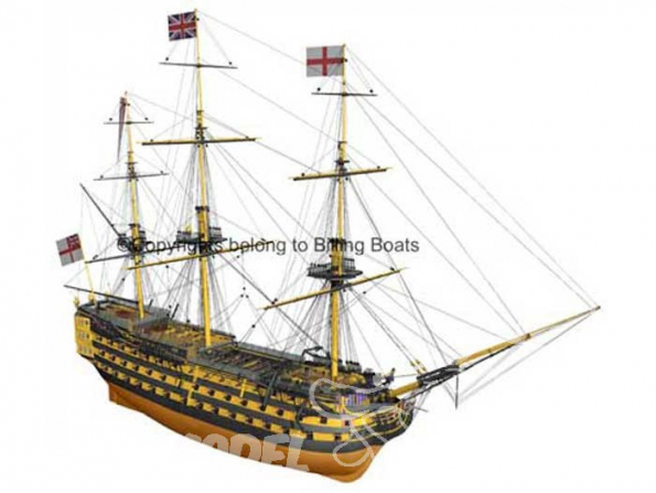 BILLING BOATS Kit bateau bois 498 HMS VICTORY 134cm 1/75