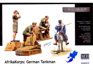 Master box maquette militaire 3559 DEUTSCHES AFRIKA KORPS 1/35