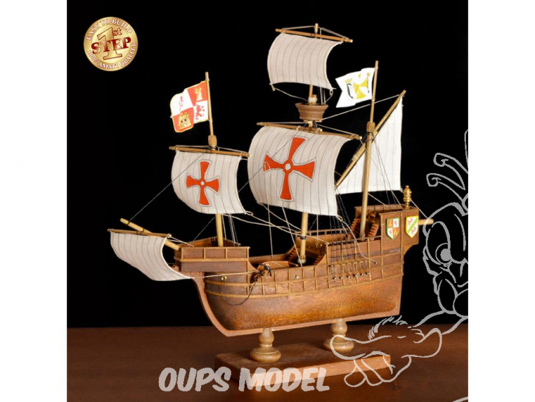 Amati bateau bois 600/03 Mon premier bateau bois Santa Maria 1/100