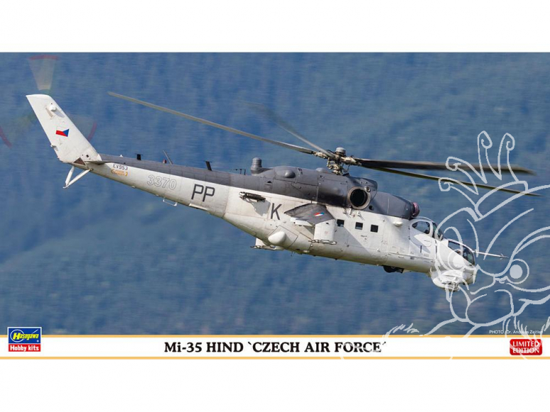 Hasegawa maquette avion 02247 Mi-35 Hind "Czech Air Force" Limited Edition 1/72