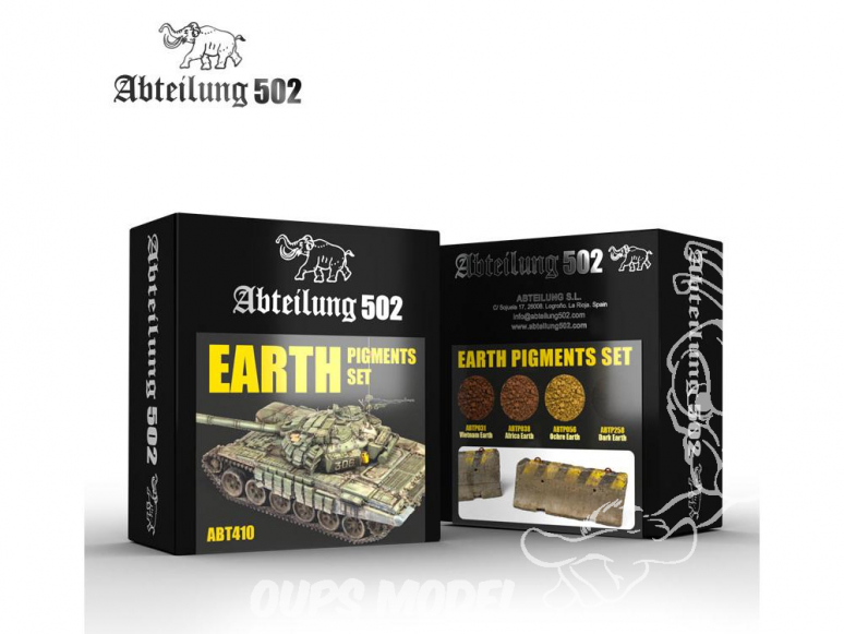 Abteilung 502 set de pigments abt410 Set Terre