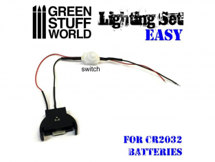 Green Stuff 369720 Kit d'éclairage LED avec interrupteur