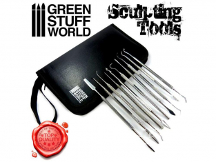 Green Stuff 369690 10x Outils de Sculpture Professionnel