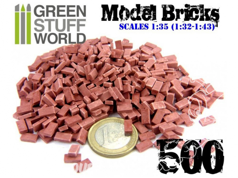 Green Stuff 367054 Briques Rouge x500