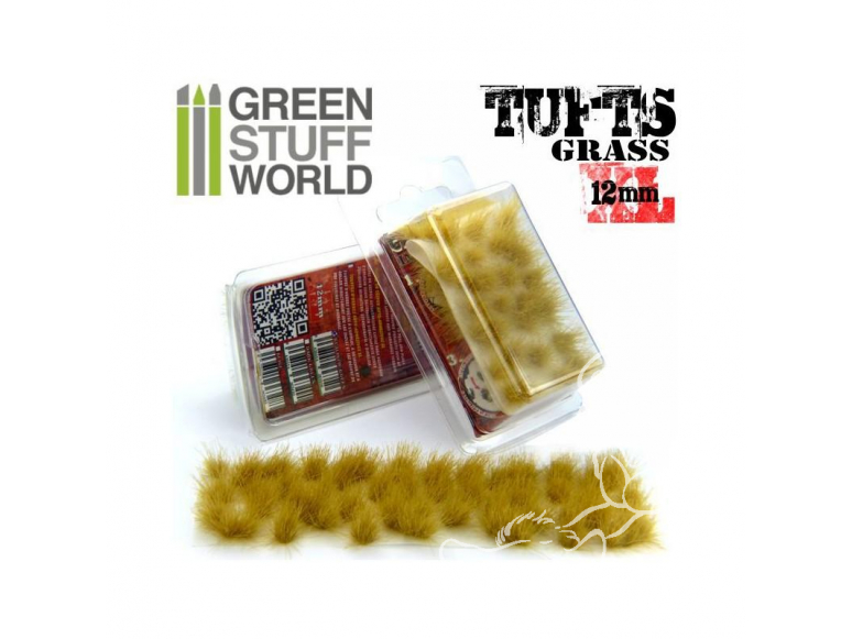 Green Stuff 363483 Touffes d'herbe XL 12mm Auto-Adhésif BEIGE