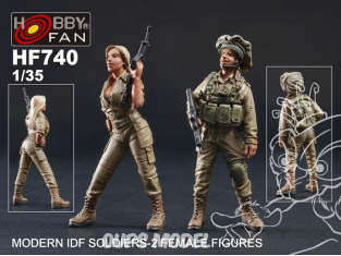 Hobby Fan kit personnages HF740 FEMMES SOLDATS ISRAÉLIENNES 2015 1/35