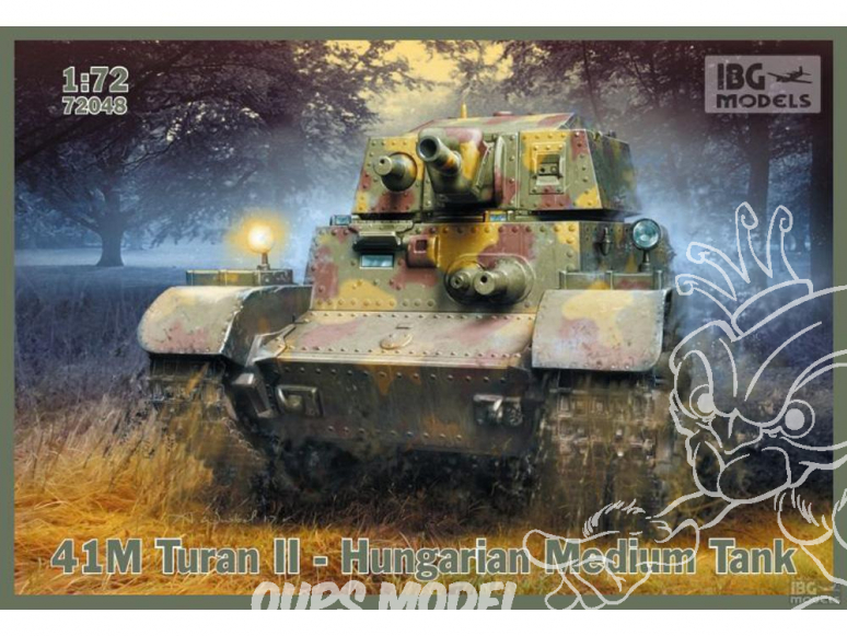 IBG maquette militaire 72048 40M Turan II Char moyen Hongrois 1/72