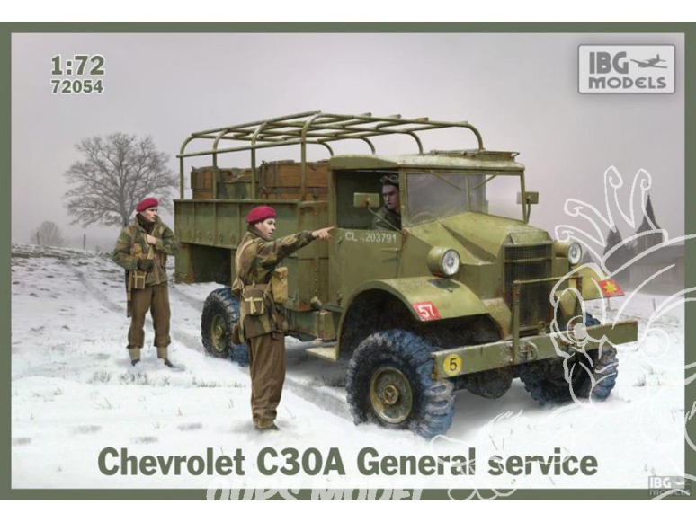 IBG maquette militaire 72054 Chevrolet C30A General Service 1/72