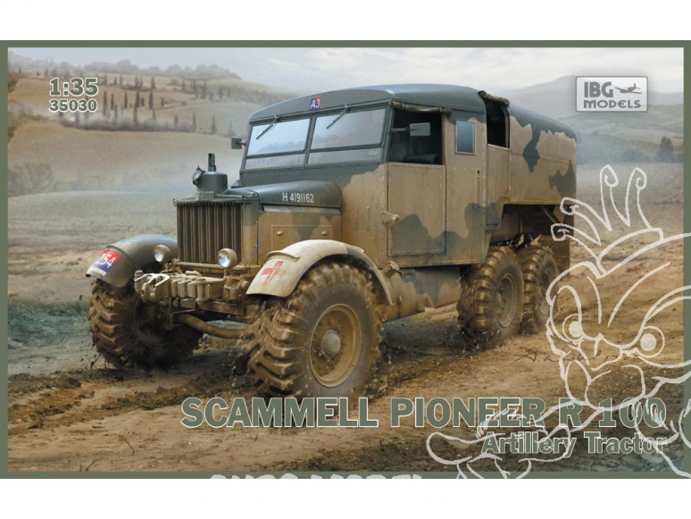 IBG maquette militaire 35030 TRACTEUR SCAMMELL PIONEER R100 Tracteur d'artillerie 1/35