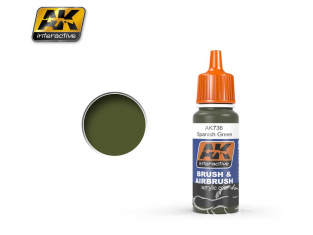 Ak interactive peinture acrylique AK736 Vert espagnol 17ml