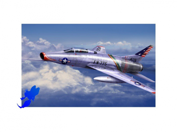 TRUMPETER maquette avion 01648 F-100C "SUPER SABRE" 1/72