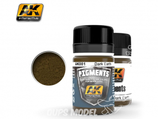 Ak interactive Pigments AK081 Terre foncée 35ml