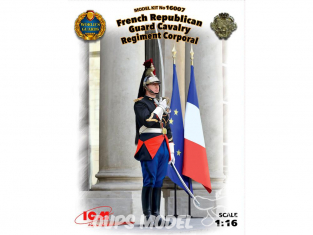 Icm maquette figurine 16007 Cavalier de la garde republicaine Française 1/16