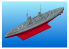 Icm maquette bateau S.016 Kronprinz cuirassé allemand (full hull &amp; waterline) WWI 1/700