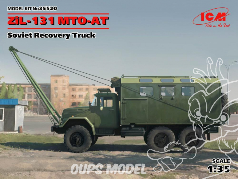 Icm maquette militaire 35520 ZiL-131 MTO-AT Camion de récupération soviétique WWII 1/35