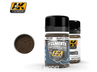 Ak interactive Pigments AK146 Saleté route goudronnée 35ml