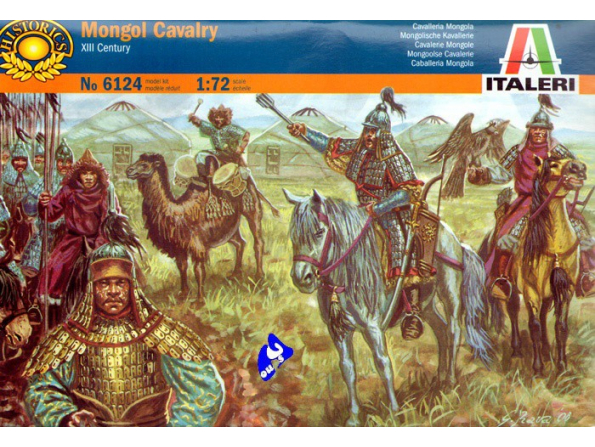 ITALERI figurine 6124 Cavalerie Mongole 1/72
