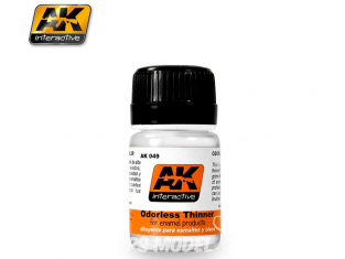 Ak interactive peinture acrylique AK049 Diluant Enamel sans odeurs 35ml