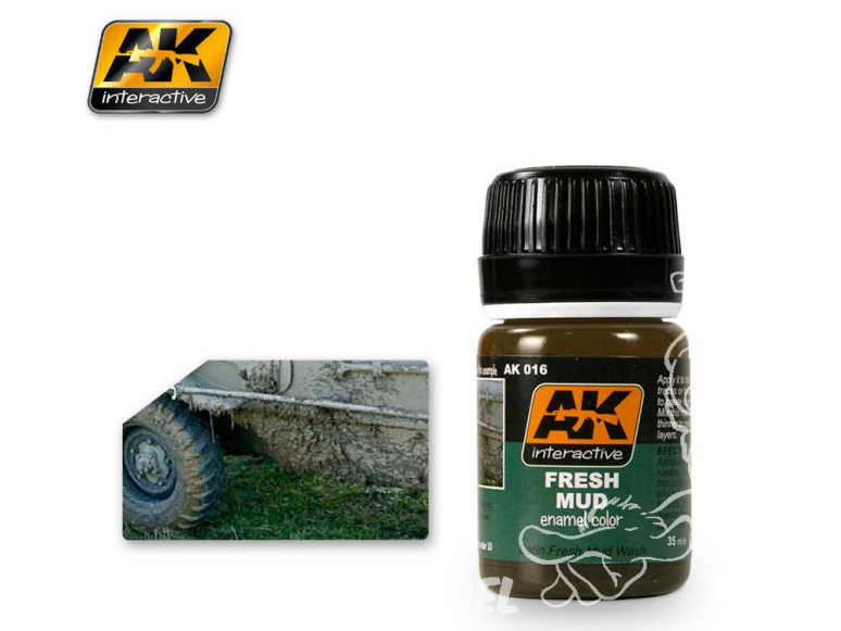 Ak interactive Peinture Enamel AK016 Boue fraiche 35ml