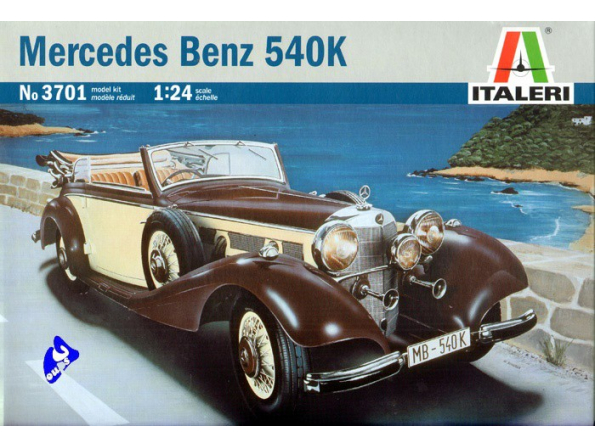 ITALERI maquette voiture 3701 Mercedes Benz 540K 1/24