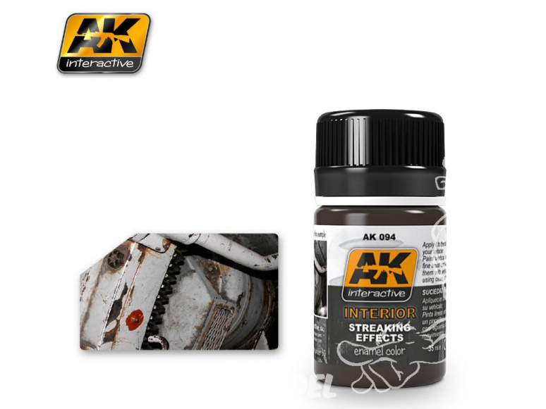 Ak interactive Peinture Enamel AK094 Traces interieur 35ml