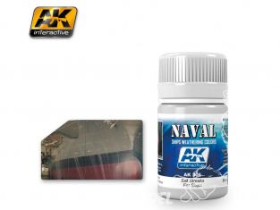 Ak interactive Peinture Enamel AK306 Traces de sel pour Navires 35ml