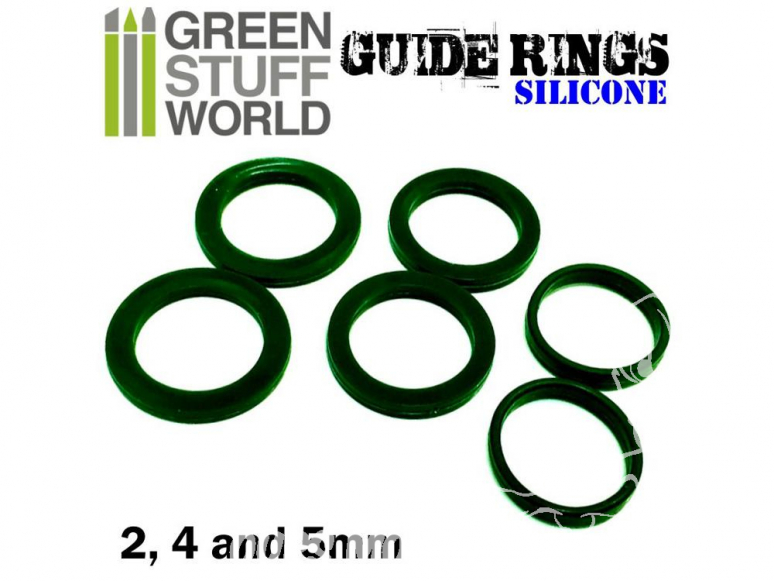 Green Stuff 364442 Anneaux Guide en Silicone