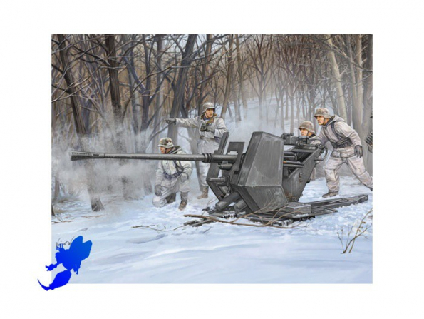 TRUMPETER maquette militaire 02310 FlaK 37 3.7cm 1/35