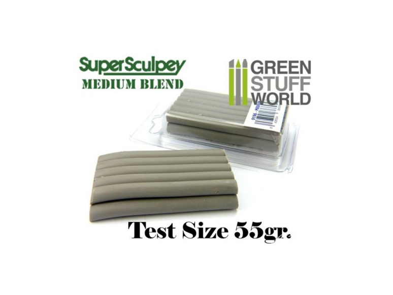 Green Stuff 366958 Super Sculpey Medium Blend 55 gr. Taille d'essai