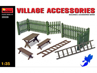 MINI ART maquette militaire 35539 ACCESSOIRES DE VILLAGE 1/35